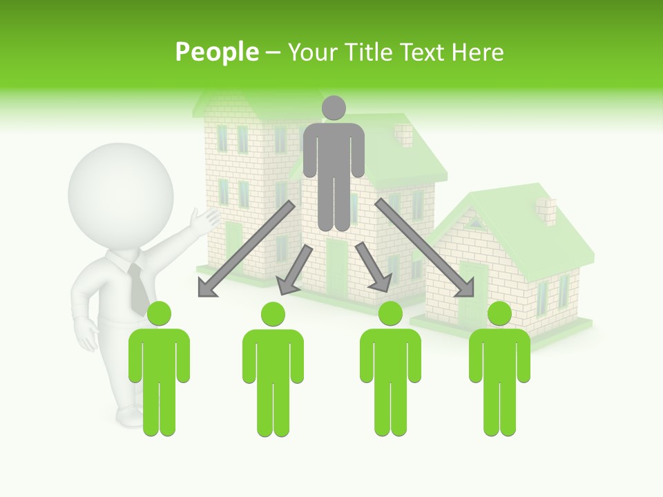 Isolated Success Achievement PowerPoint Template