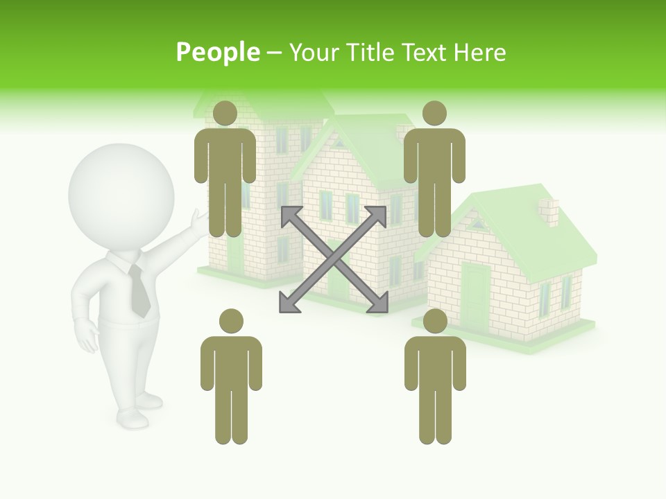 Isolated Success Achievement PowerPoint Template