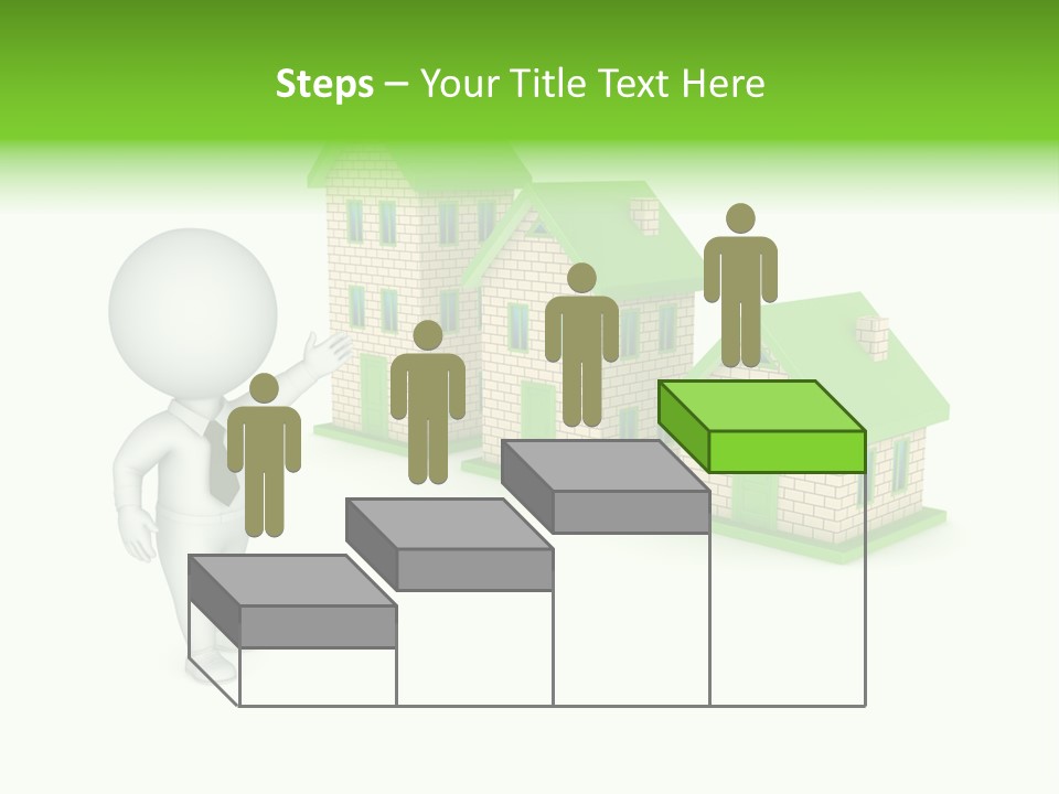 Isolated Success Achievement PowerPoint Template