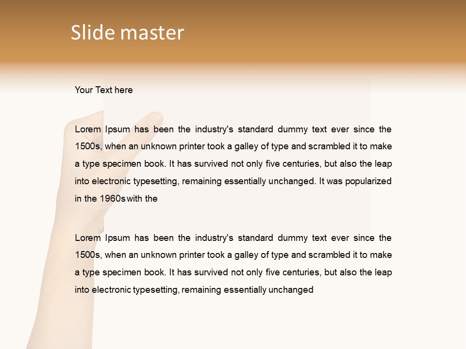 White Advertising Background PowerPoint Template