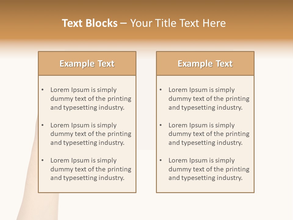 White Advertising Background PowerPoint Template