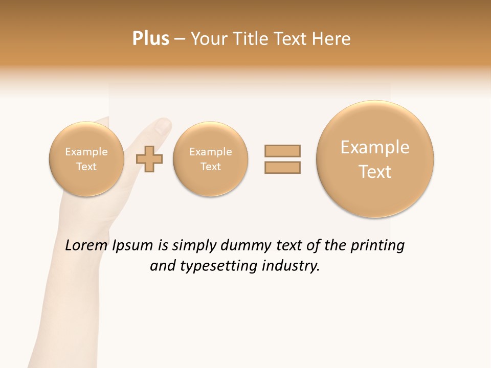 White Advertising Background PowerPoint Template