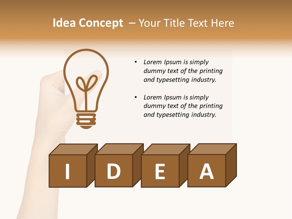 White Advertising Background PowerPoint Template