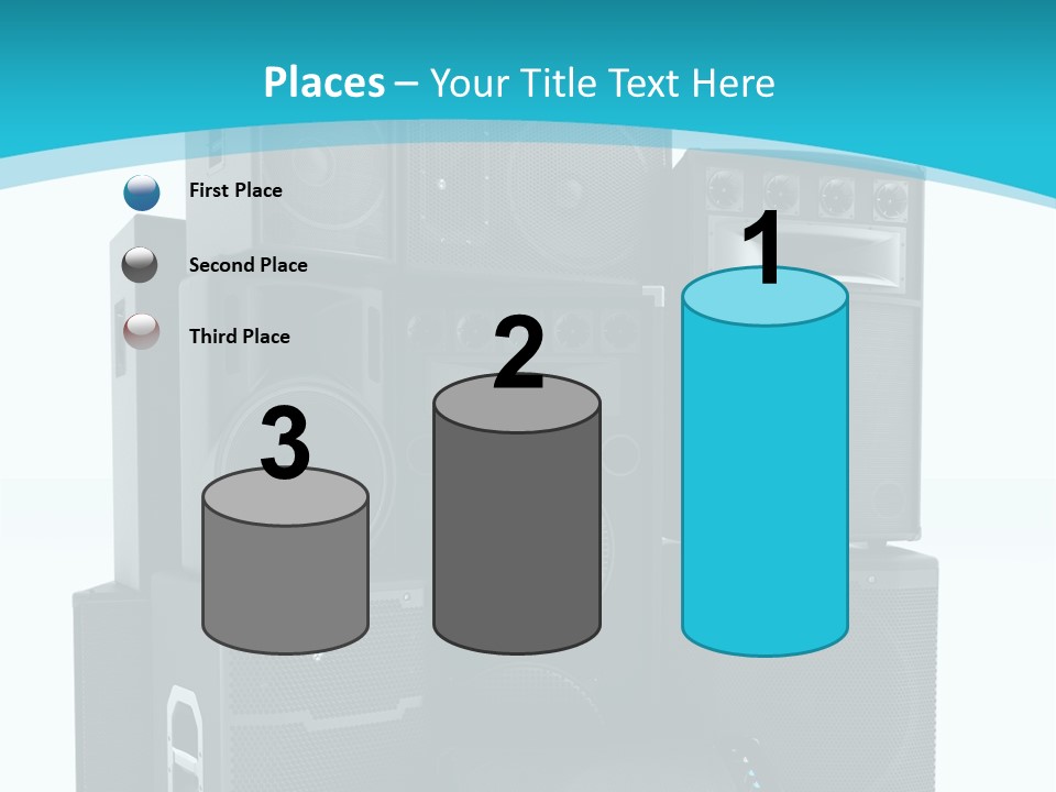 Old Amplifier Pattern PowerPoint Template