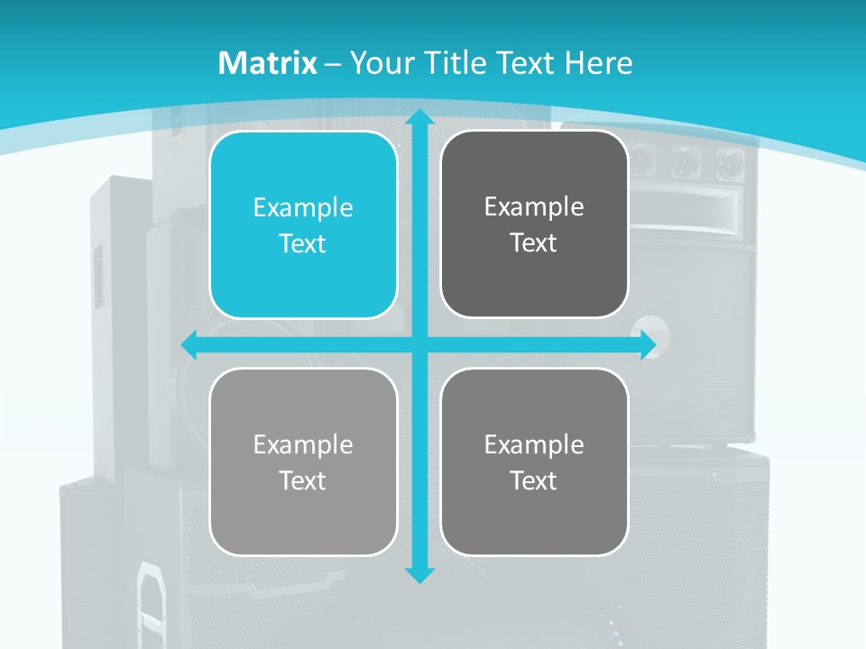 Old Amplifier Pattern PowerPoint Template