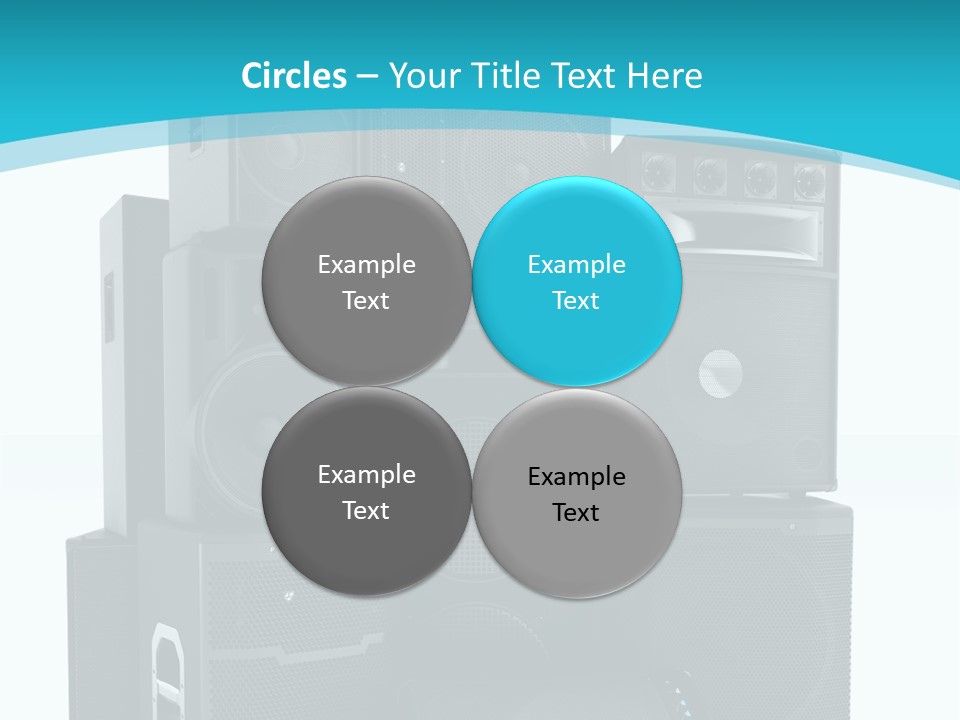 Old Amplifier Pattern PowerPoint Template