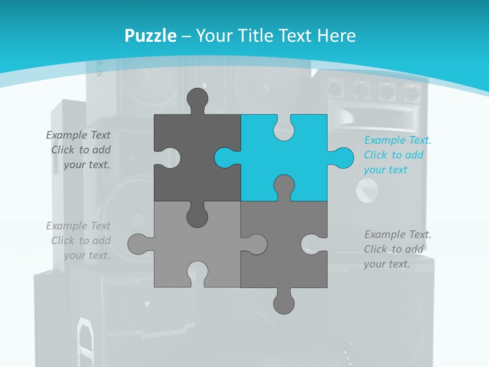 Old Amplifier Pattern PowerPoint Template
