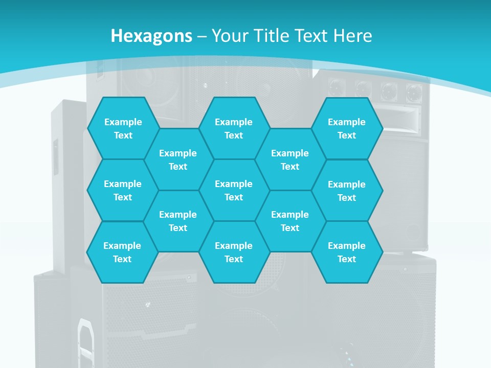 Old Amplifier Pattern PowerPoint Template