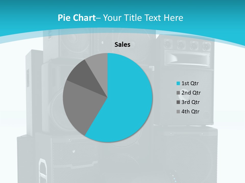 Old Amplifier Pattern PowerPoint Template