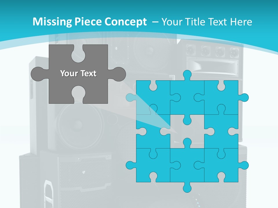 Old Amplifier Pattern PowerPoint Template