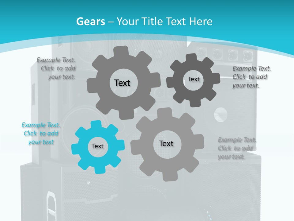 Old Amplifier Pattern PowerPoint Template