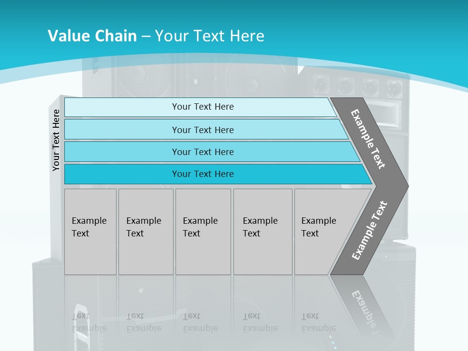 Old Amplifier Pattern PowerPoint Template