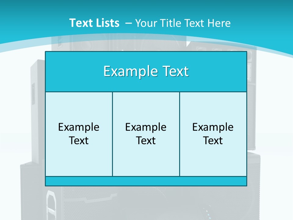 Old Amplifier Pattern PowerPoint Template