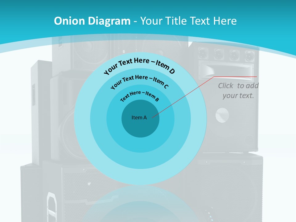 Old Amplifier Pattern PowerPoint Template