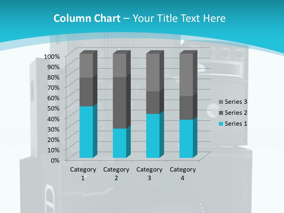 Old Amplifier Pattern PowerPoint Template