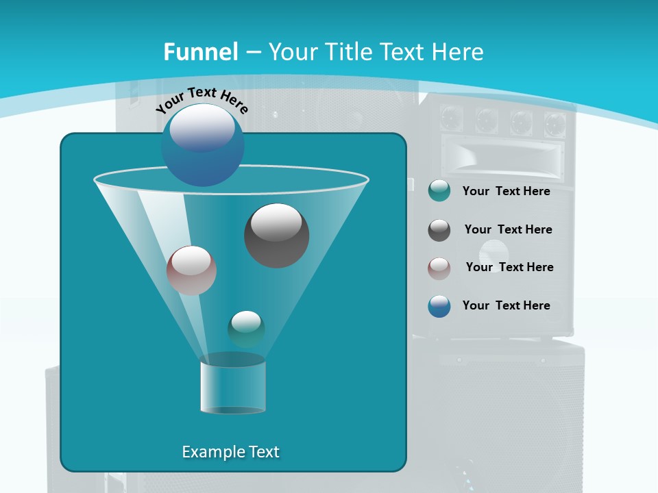 Old Amplifier Pattern PowerPoint Template