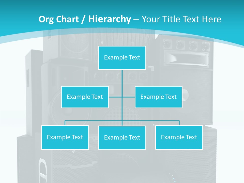 Old Amplifier Pattern PowerPoint Template