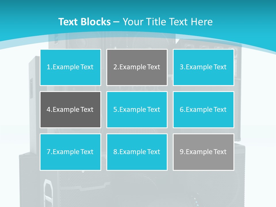 Old Amplifier Pattern PowerPoint Template