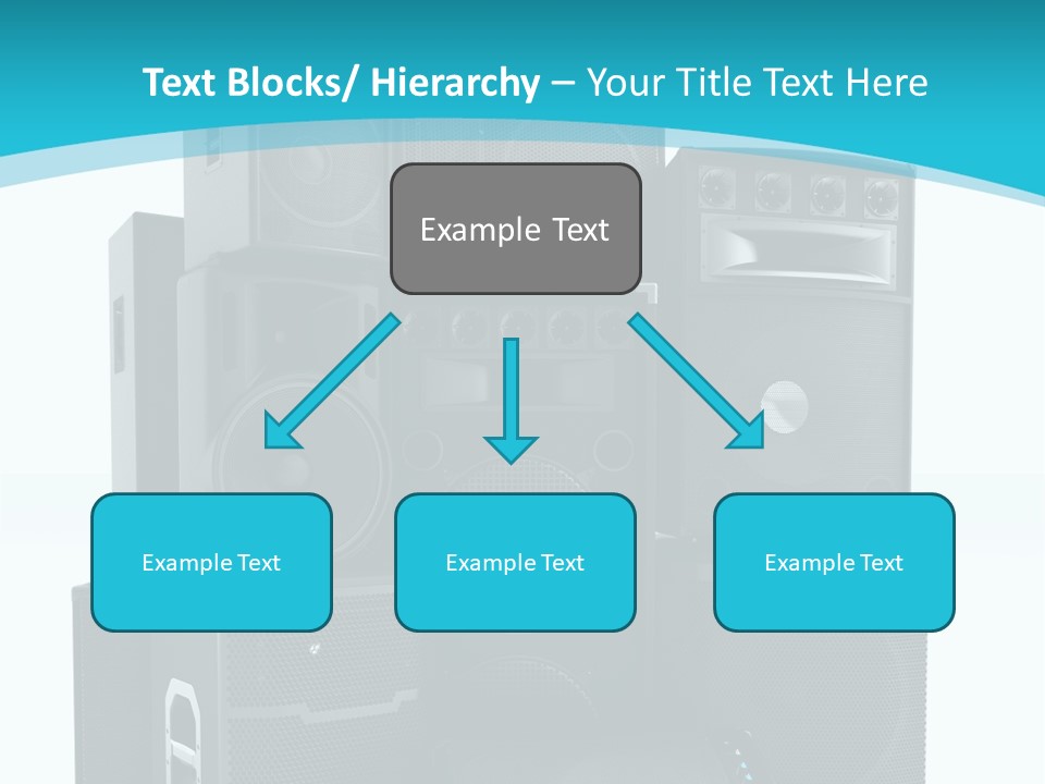 Old Amplifier Pattern PowerPoint Template