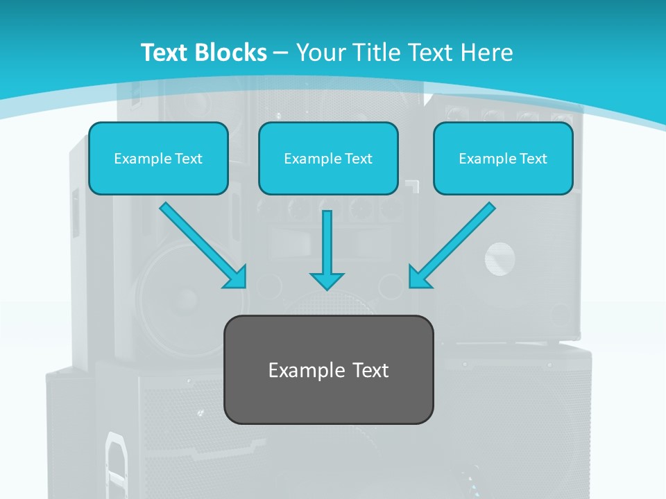 Old Amplifier Pattern PowerPoint Template