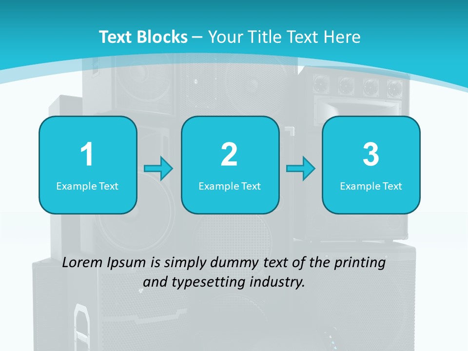 Old Amplifier Pattern PowerPoint Template