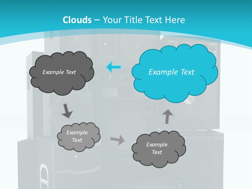 Old Amplifier Pattern PowerPoint Template