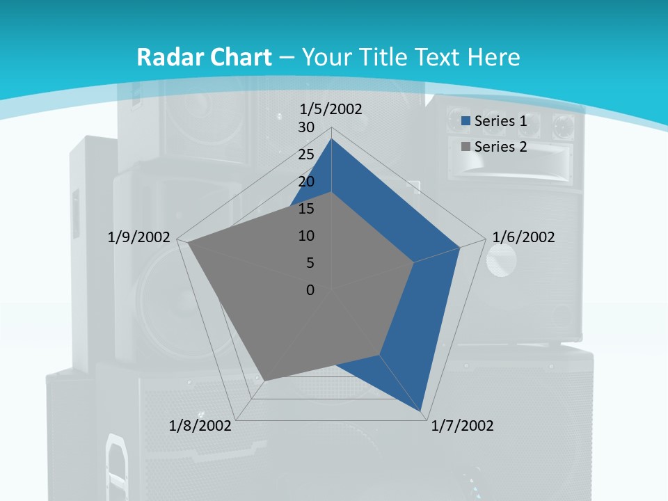 Old Amplifier Pattern PowerPoint Template