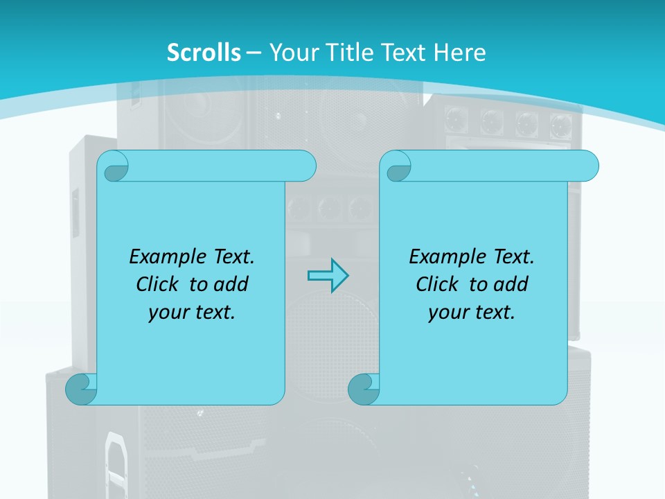Old Amplifier Pattern PowerPoint Template