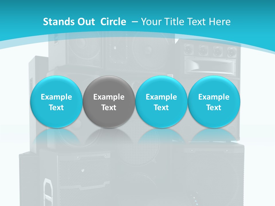 Old Amplifier Pattern PowerPoint Template