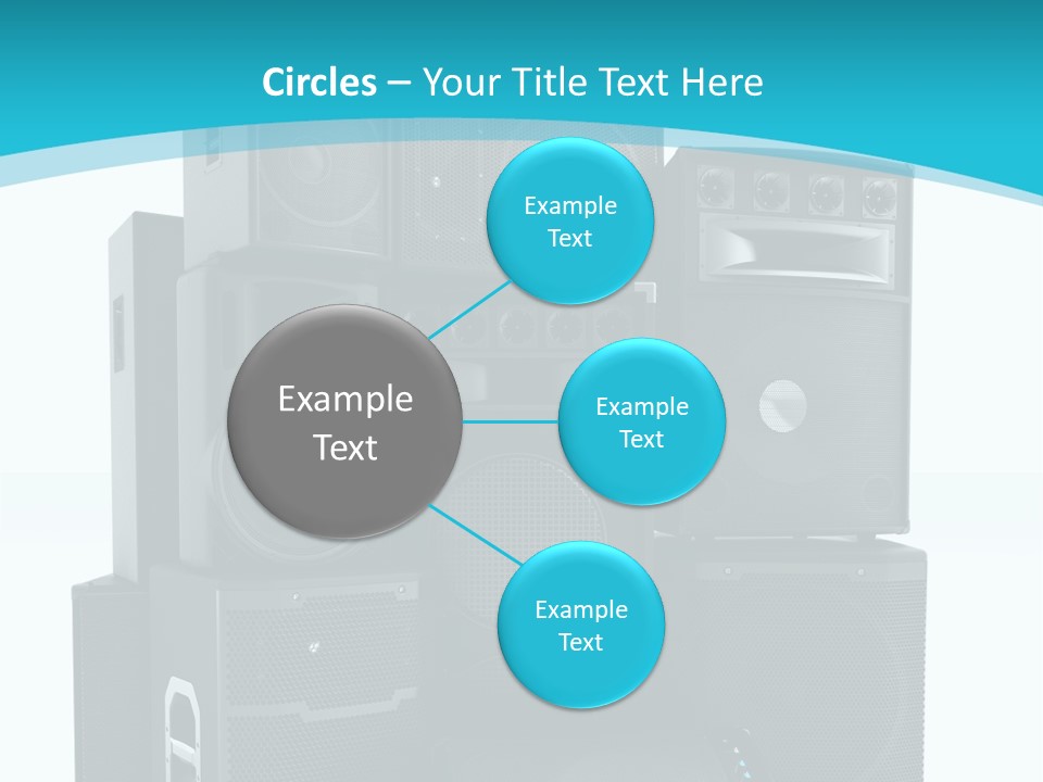 Old Amplifier Pattern PowerPoint Template