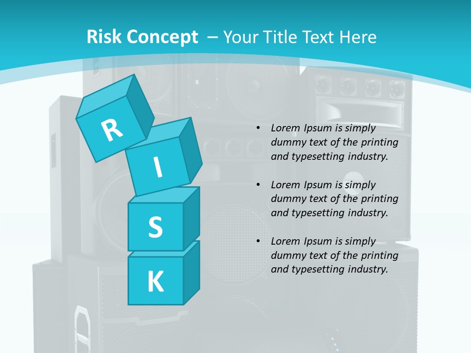 Old Amplifier Pattern PowerPoint Template
