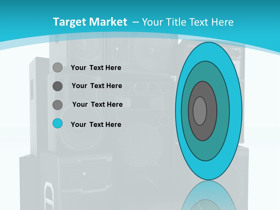 Old Amplifier Pattern PowerPoint Template