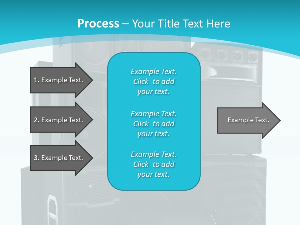 Old Amplifier Pattern PowerPoint Template
