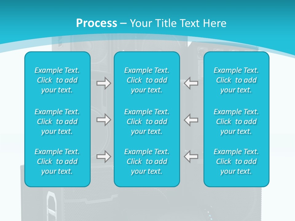 Old Amplifier Pattern PowerPoint Template
