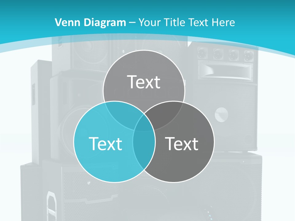 Old Amplifier Pattern PowerPoint Template