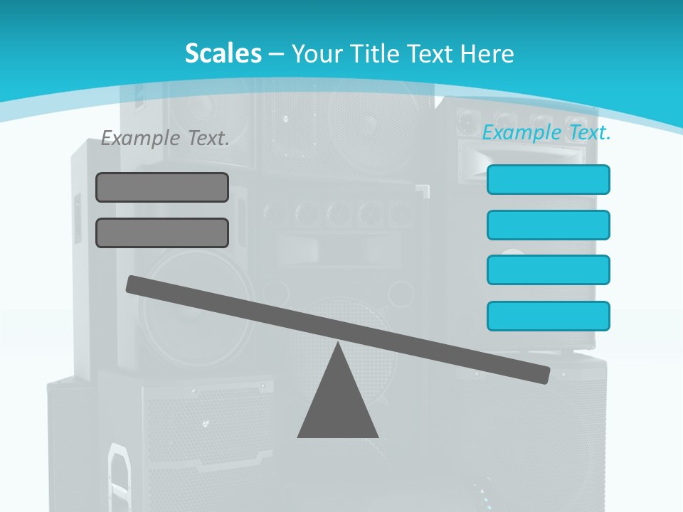 Old Amplifier Pattern PowerPoint Template