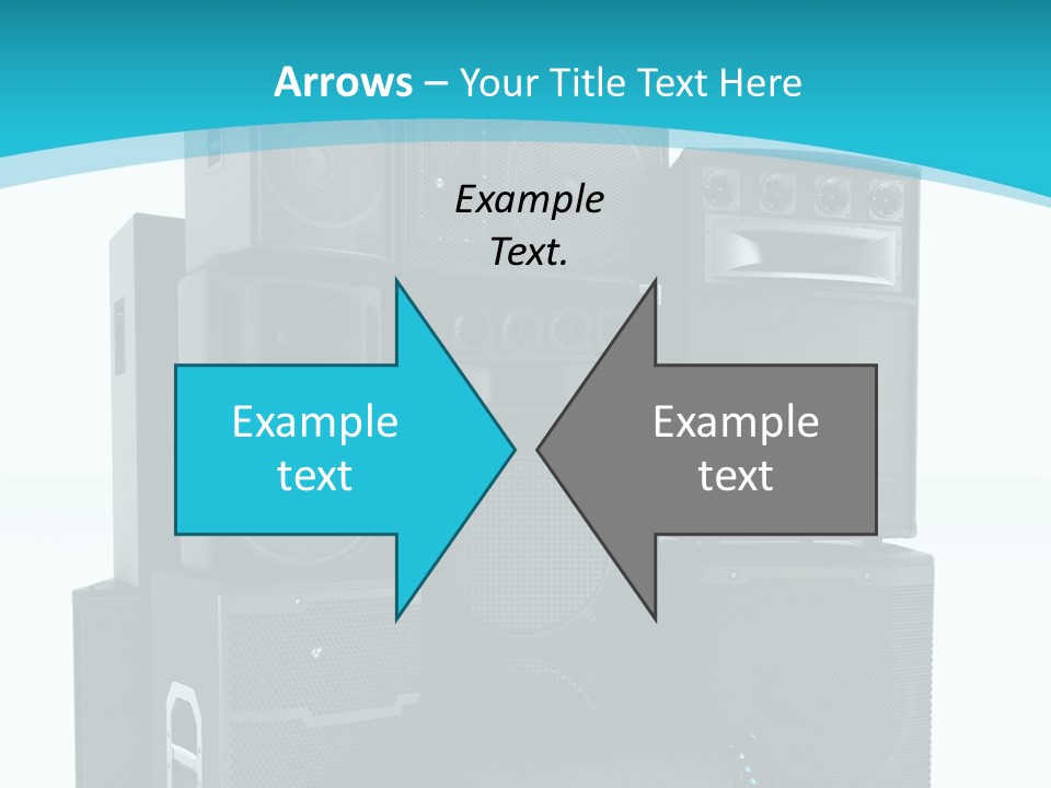 Old Amplifier Pattern PowerPoint Template
