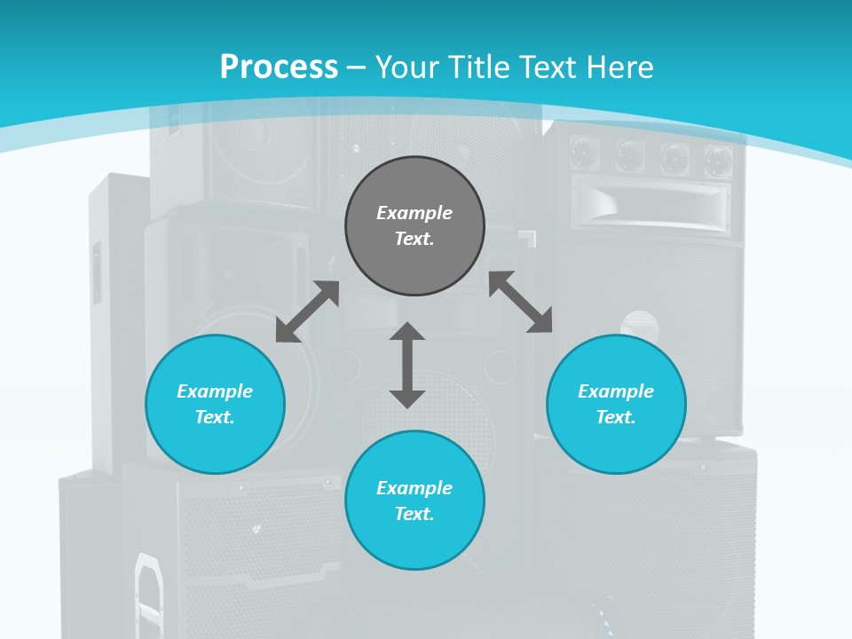 Old Amplifier Pattern PowerPoint Template