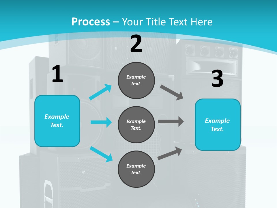 Old Amplifier Pattern PowerPoint Template