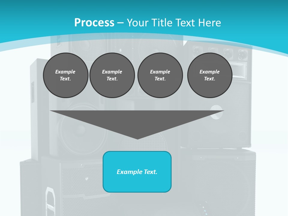 Old Amplifier Pattern PowerPoint Template