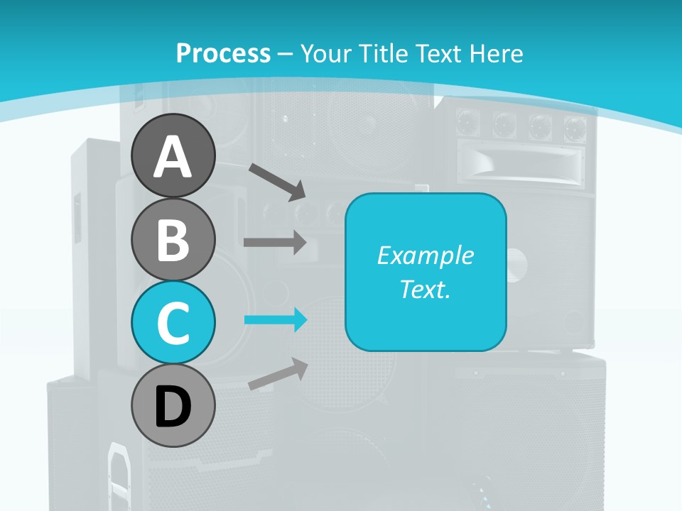 Old Amplifier Pattern PowerPoint Template