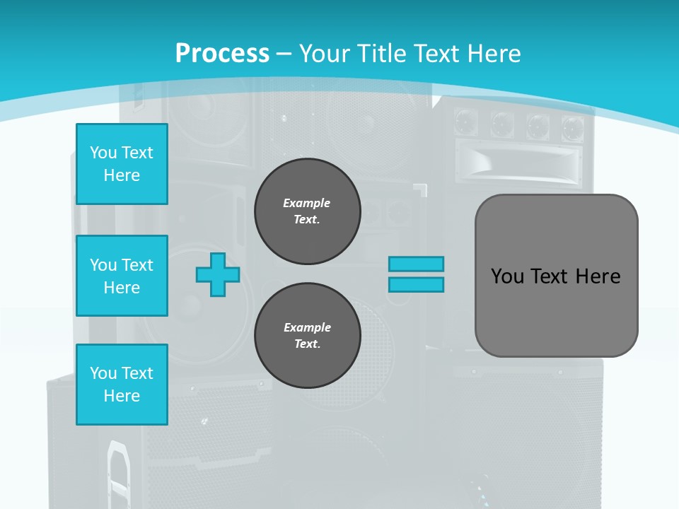 Old Amplifier Pattern PowerPoint Template