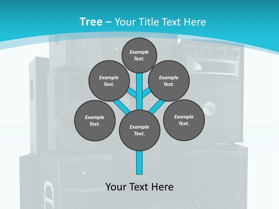 Old Amplifier Pattern PowerPoint Template