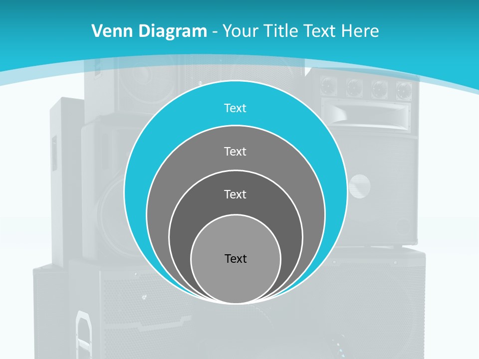 Old Amplifier Pattern PowerPoint Template