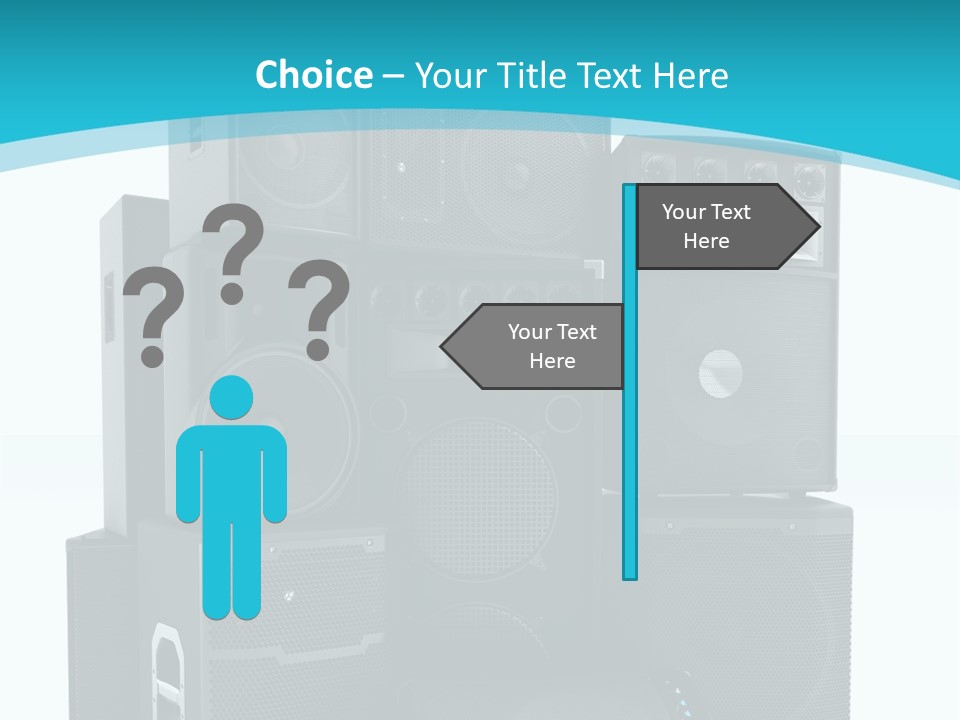 Old Amplifier Pattern PowerPoint Template