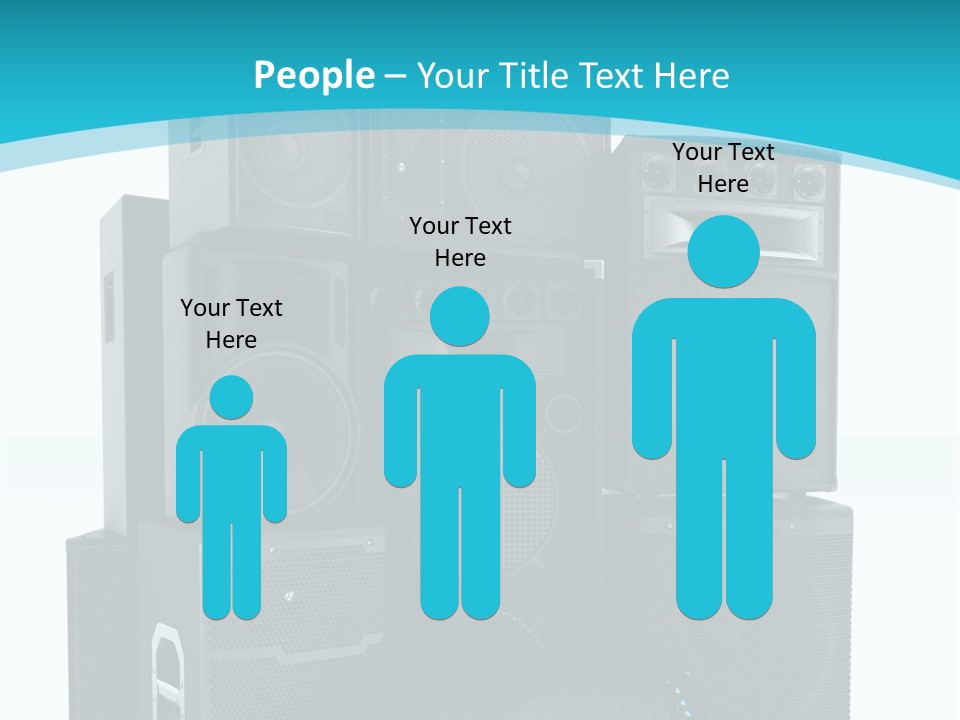 Old Amplifier Pattern PowerPoint Template