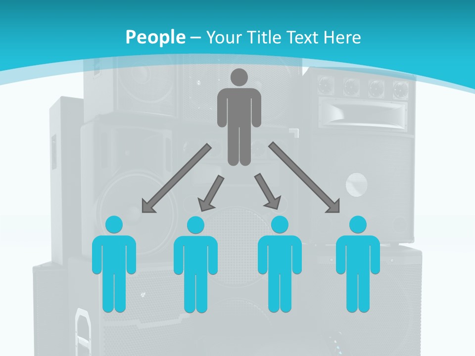 Old Amplifier Pattern PowerPoint Template