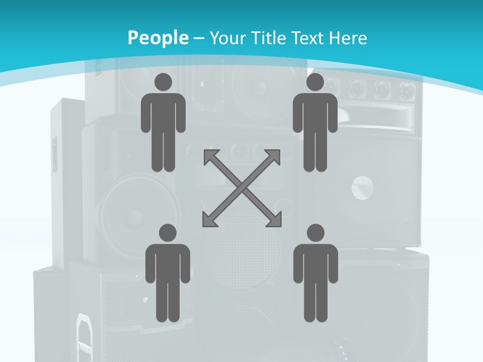 Old Amplifier Pattern PowerPoint Template