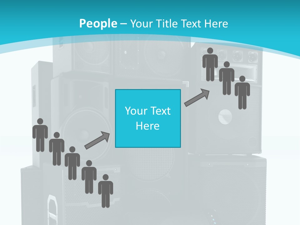 Old Amplifier Pattern PowerPoint Template