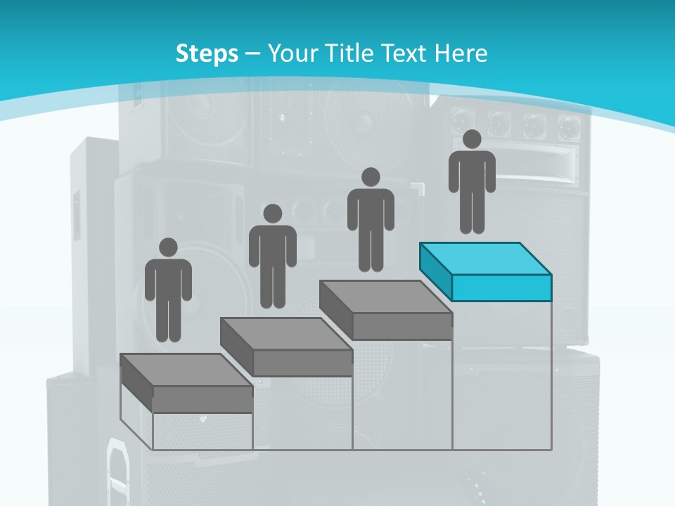 Old Amplifier Pattern PowerPoint Template
